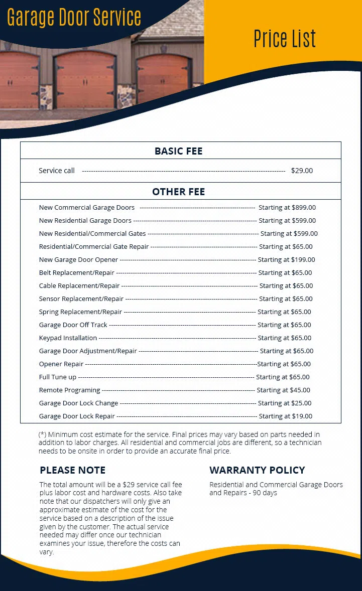 Global Garage Door Service Bellflower, CA 562-275-3367